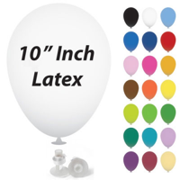 10 Inch Latex Balloons with Helium Valve – HeliValve