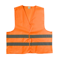 High visibility safety jacket polyester (150D)