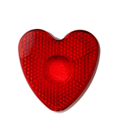 Heart shaped safety light