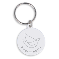 30mm Circular Keyring