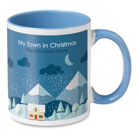 Coloured sublimation mug