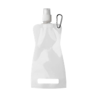 Foldable plastic water bottle