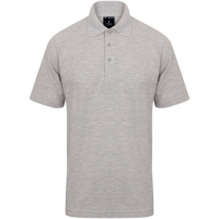 Uneek Heather Grey Polo Shirt