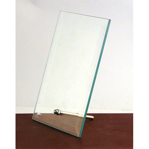 Medium jade green bevelled frame