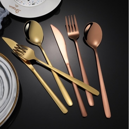 Knife and Fork - Gold 